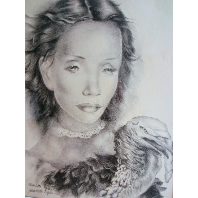 1950s Mariette Lydis Impressionist Signed Portrait Lithograph For Sale - Image 10 of 16