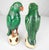 Early 20th Century Early 20th Century Chinese Export Green Sanscai Glazed Parrots- a Pair For Sale - Image 5 of 12