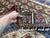 Pictorial Sultani Wool Rug With Horse Border, Blue and Cream, 4'11" X 6'7" For Sale - Image 14 of 15