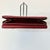Ruby Red 1996 Vintage Boho Chic Coach Red Leather Tri-Fold Checkbook, Cards & Coins Wallet For Sale - Image 8 of 12