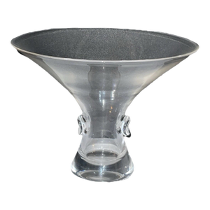Mid-Century Steuben Glass Bouquet “Thumbprint” Vase by George Thompson