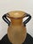 Murano Glass Amphora Scavo Vase Frosted Amber Gold Table Vase Ea Made in Italy For Sale - Image 12 of 12