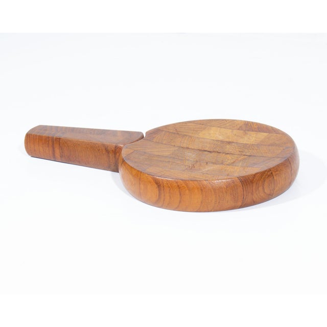 Dansk Designs Dansk Teak Cheese Board With Knife by Jens Quistgaard For Sale - Image 4 of 9