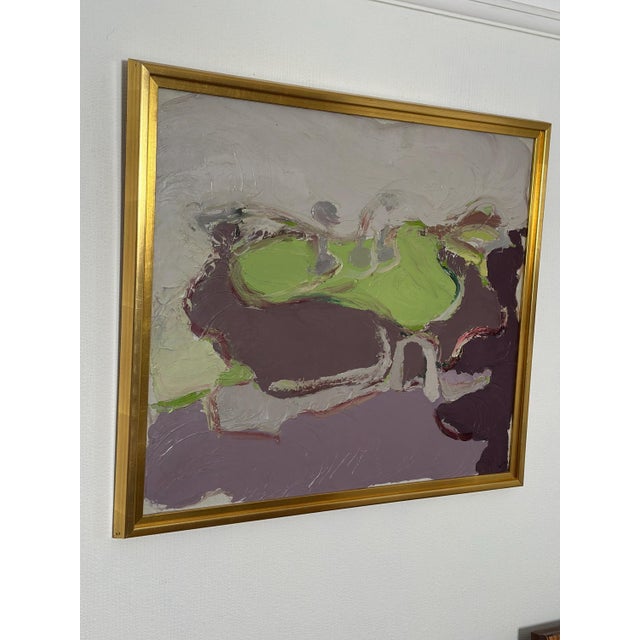 Rolf Magnusson, Waves of Color, 1960s, Oil on Canvas, Framed For Sale - Image 17 of 18