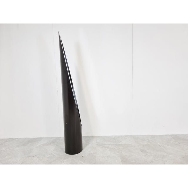 Glass Italian Floor Mirror, 1970s For Sale - Image 7 of 8