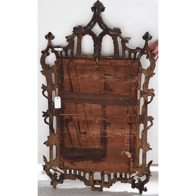 18th Century George III Period Giltwood Mirror, England, 18th Century For Sale - Image 5 of 7