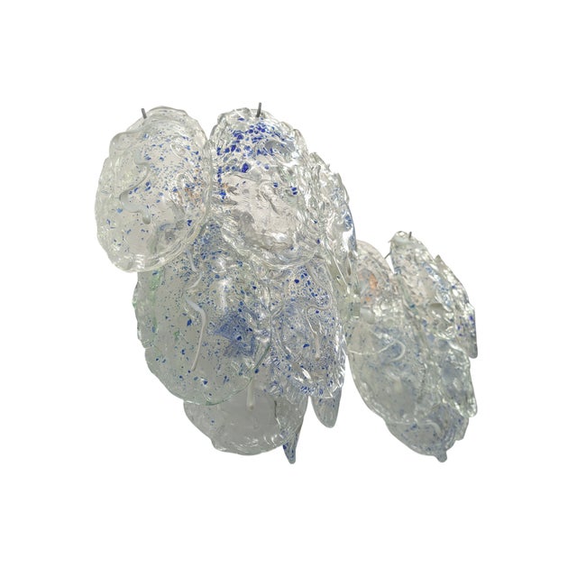 Wall Lamps with Murano Glass Stems, 1970s, Set of 2 For Sale - Image 4 of 10