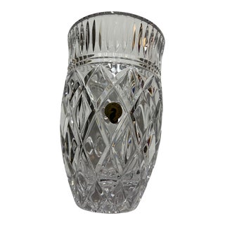 1980s Waterford Crystal Vase For Sale