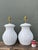 Vintage Plaster Woven Rattan Lamps - A Pair For Sale - Image 11 of 12