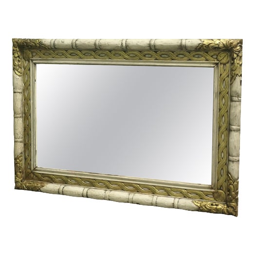 Large Italian Hand-Carved Wall Mirror For Sale