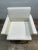 White Pair of Brueton White Naugahyde and Chrome Frame Dining Arm Chairs - Twelve Available For Sale - Image 8 of 11
