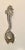 Mid 20th Century Mid-Century Modern Seahorse Shaped Tasting or Salad Spoon Utensil For Sale - Image 5 of 8