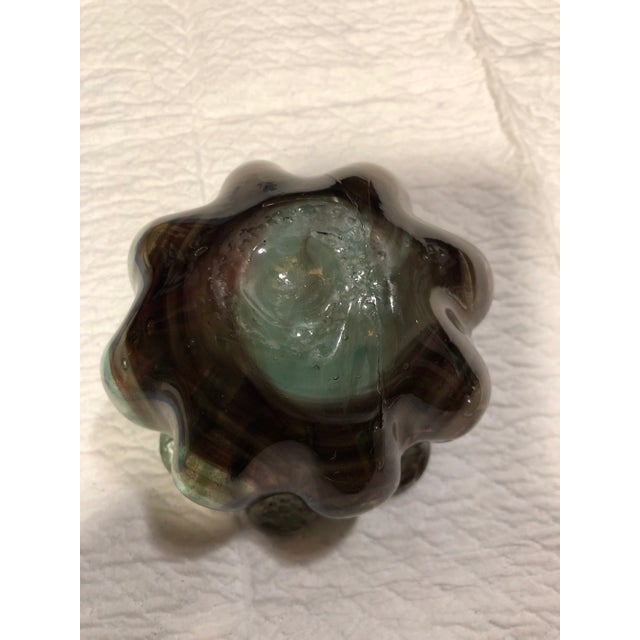 Vintage Blown Glass Dish/Bowl/Ashtray For Sale - Image 4 of 8