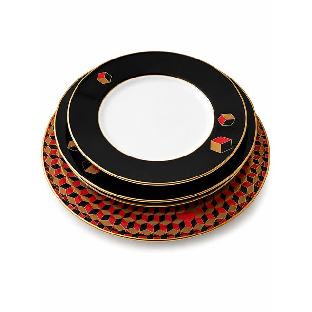 1980s Angela Cummings for Arita Japan Rare Dinnerware Set – 18Pieces For Sale - Image 9 of 12