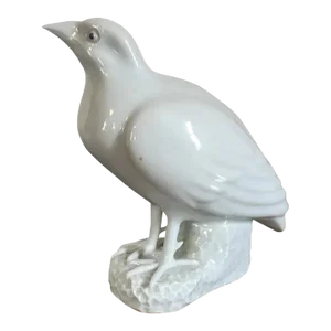 19th Century Chinese Blanc de Chine Porcelain Model of a Game Bird