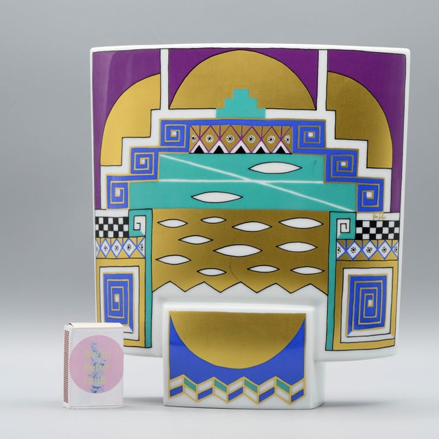 Topkapi Porcelain Vase by Yves Galgon & Michael Boehm for Rosenthal, 1991 For Sale - Image 9 of 11