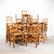 French Farmhouse Dining Chairs with Woven Seats, 1950s, Set of 6 For Sale - Image 10 of 11