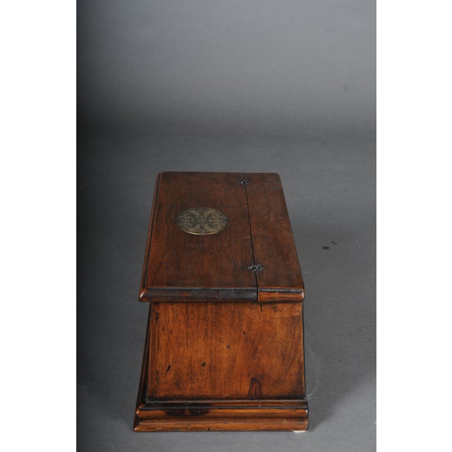 19th Century German Oak Letter Casket For Sale - Image 14 of 18
