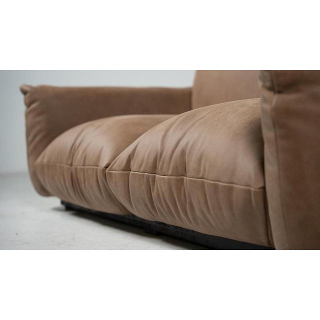 Mid-Century Modern Two Seater Marenco Sofa attributed to Mario Marenco, 1970s For Sale - Image 6 of 15