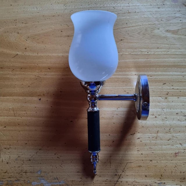 Silver Wall Lights by Jacques Adnet, 1950s, Set of 5 For Sale - Image 8 of 18