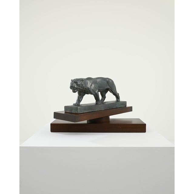 Wood 20th Century Art Deco Plaster Sculpture For Sale - Image 7 of 12