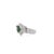 Metal 2.50 Carat Triangle Checkerboard Tsavorite & Diamond White Gold Statement Ring Size 7.75 For Sale - Image 7 of 8
