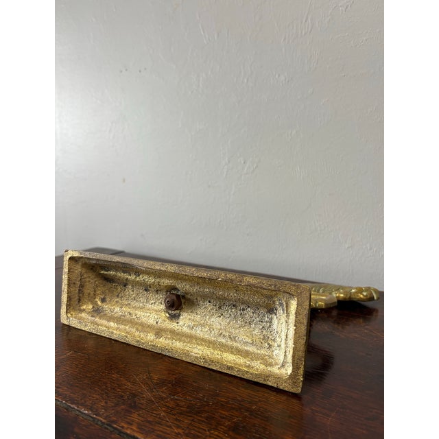 Vintage English Brass Horse Door Stop For Sale In Naples, FL - Image 6 of 9