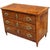 A fine Louis XVI period chest with three drawers from Dresden, Germany circa 1780. The top, front and sides feature walnut...