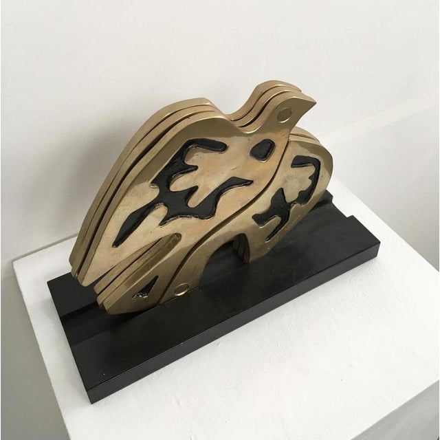 Abstract Painted Metal Colomba Dove, 1980 For Sale - Image 12 of 18