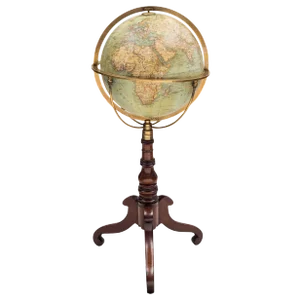 Terrestrial Globe on Stand by Wagner & Debes