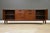 Mid-Century Modern Refinished Jens Risom 78” Walnut Credenza For Sale - Image 3 of 12