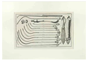 Lorenz Heister, Surgical Instruments, Etching, 1750