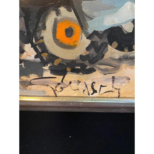 William Goliasch, Excavator, Oil on Canvas For Sale - Image 4 of 8