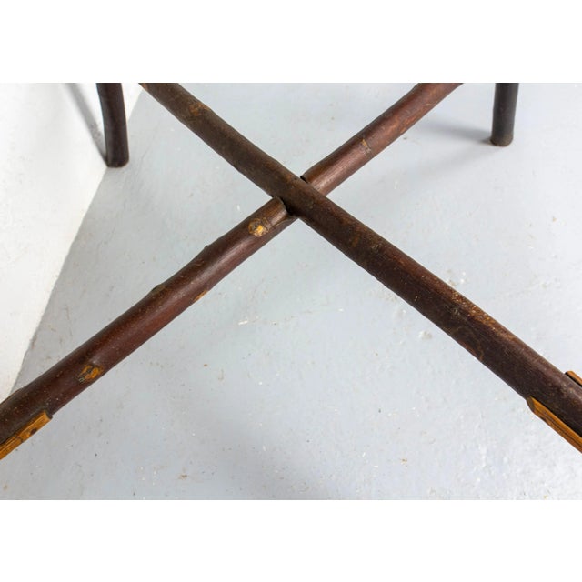 French Console or Side Table in Hazel Wood, 1920s For Sale - Image 10 of 11