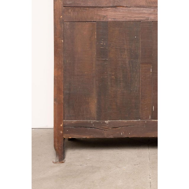 Antique French Provencal Walnut Marriage Armoire, Circa 1800 For Sale - Image 9 of 18
