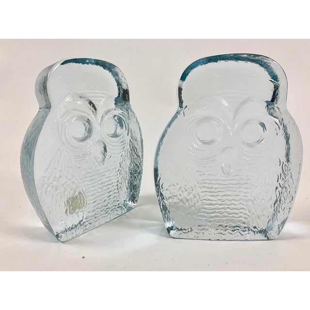 Joel Myers Blenko Owl Bookends A Pair Chairish They were designed in the 1960's by joel myers.