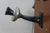 Brown Antique Sears Roebuck & Co Oak Hand Crank Wall Telephone Phone on Stand 24" For Sale - Image 8 of 18