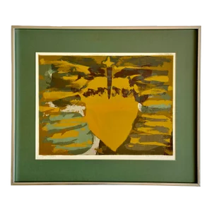 1960s Corita Kent (Sister Mary Corita), Signed Screenprint, Framed