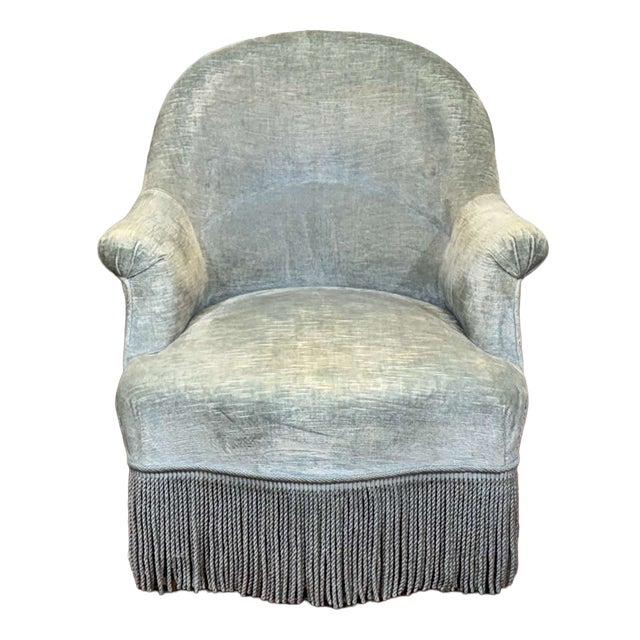 19th Century Napoleon III Toadstool Armchair For Sale