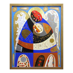 Anton Arkhipov "Embrace" Original Oil on Canvas Custom Framed Hand Signed