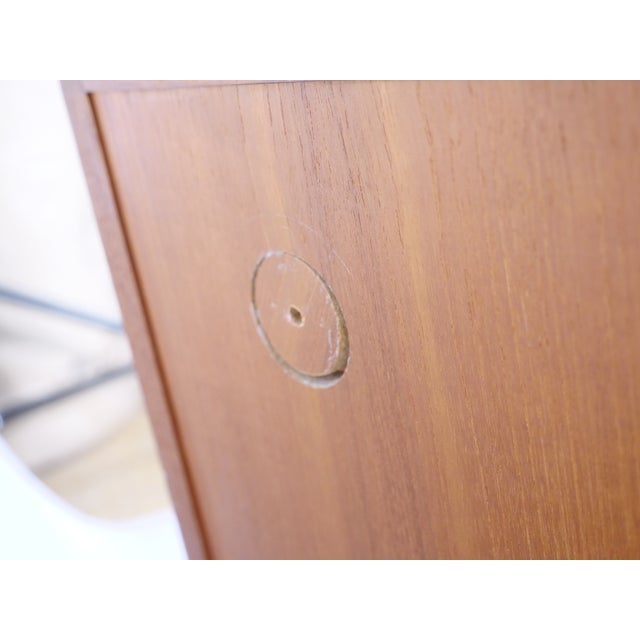 Dyrlund Mid-Century Open Teak Sideboard Shelf by Dyrlund, 1960s For Sale - Image 4 of 12