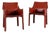 Cab 413 Armchairs by Mario Bellini for Cassina, 1970s, Set of 2 For Sale