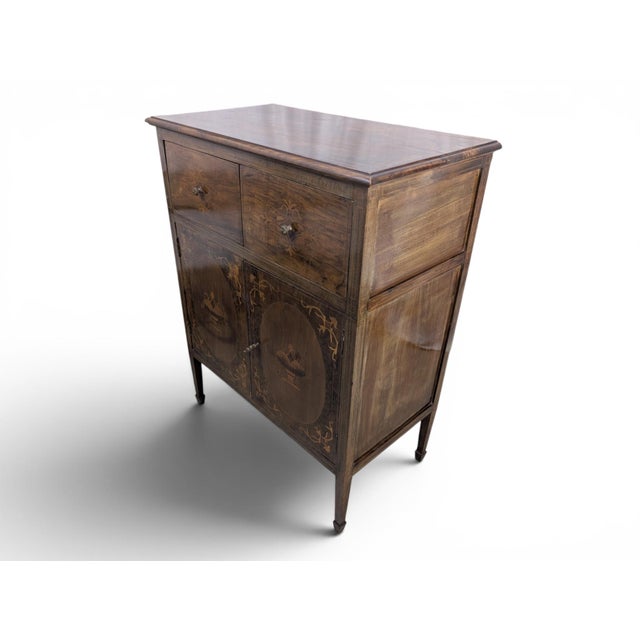 Brown 20th Century Italian Walnut Furniture For Sale - Image 8 of 11