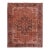 9 X 11 Vintage Persian Heriz Hand-Knotted Allover Wool Rug in Rust Color For Sale