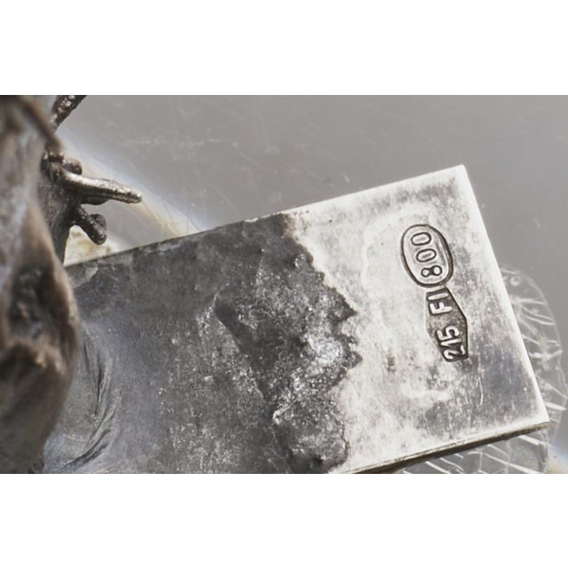 Mario Buccellati, Cactus, 1970s, Silver & Acrylic Glass For Sale - Image 5 of 6