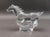 Mid-Century Modern Mid 20th Century Steuben Crystal Signed Peter Drobny Full Gallop Horse Glass Figurine Sculpture For Sale - Image 3 of 8
