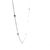 Late 20th Century Late 20th Century Classic Pt950 Platinum 10 Diamonds Station Necklace For Sale - Image 5 of 5