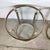 Pace Collection Vintage Brass & Glass Side Tables With Circular Bases – Pair For Sale - Image 4 of 12