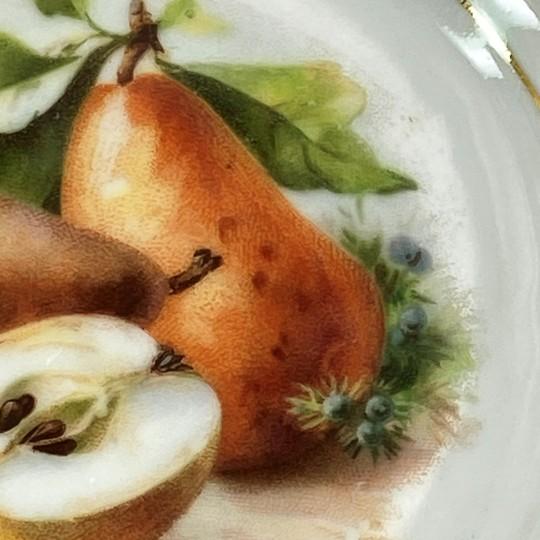 Set of 6: Schumann Bavaria/Arzberg Reticulated Porcelain Berry Bowls (Fruit Design) Vintage 1950s For Sale - Image 13 of 18