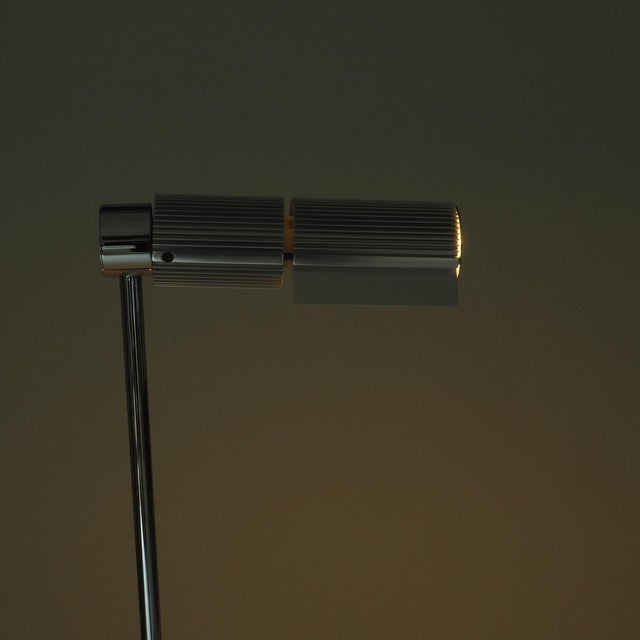 Haloprofil 878HR Floor Lamp in Silver by Viktor Frauenknecht for Swiss Lamps, 1960s For Sale - Image 13 of 16